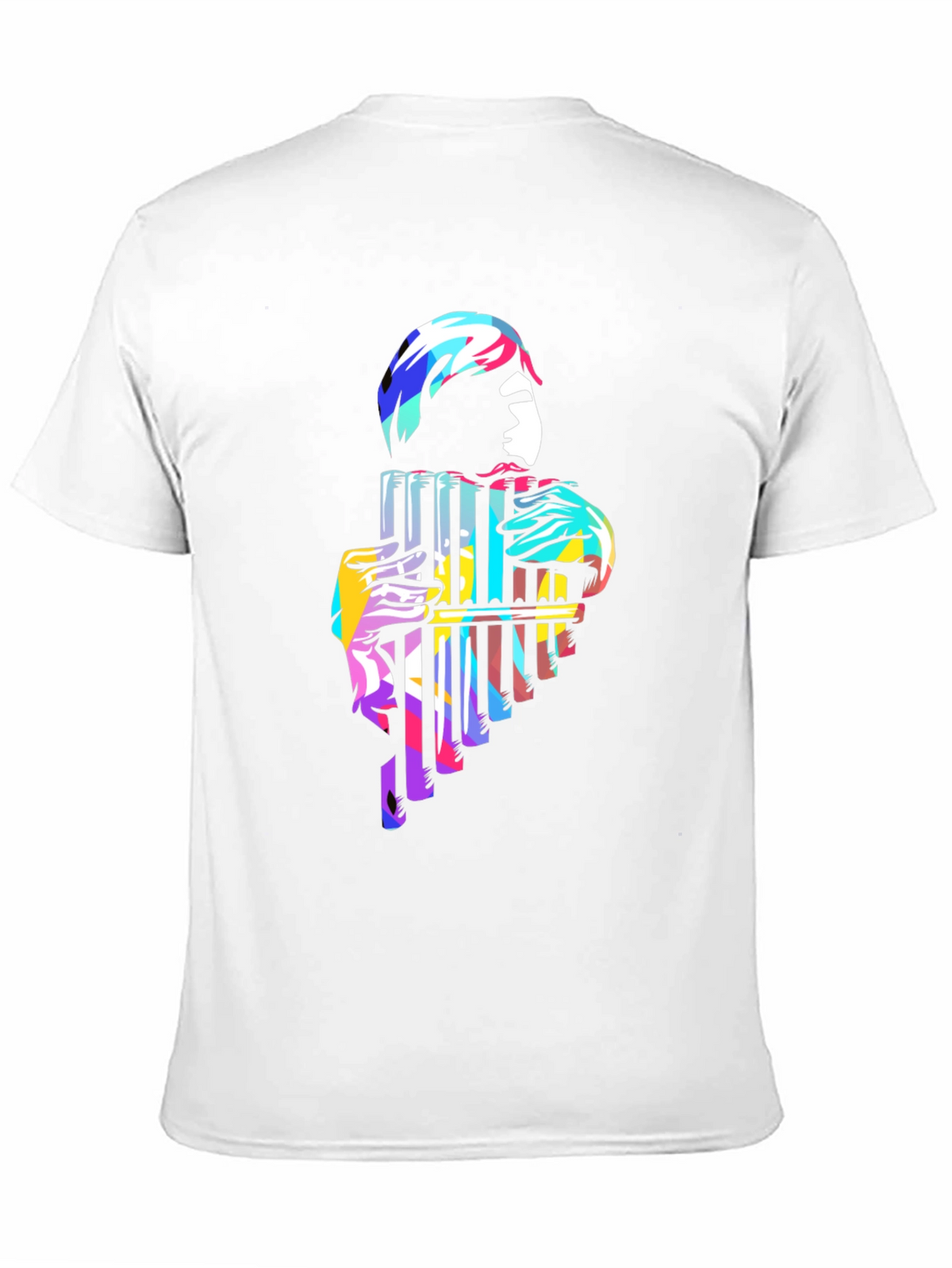Pan Flute Player Graphic Tee