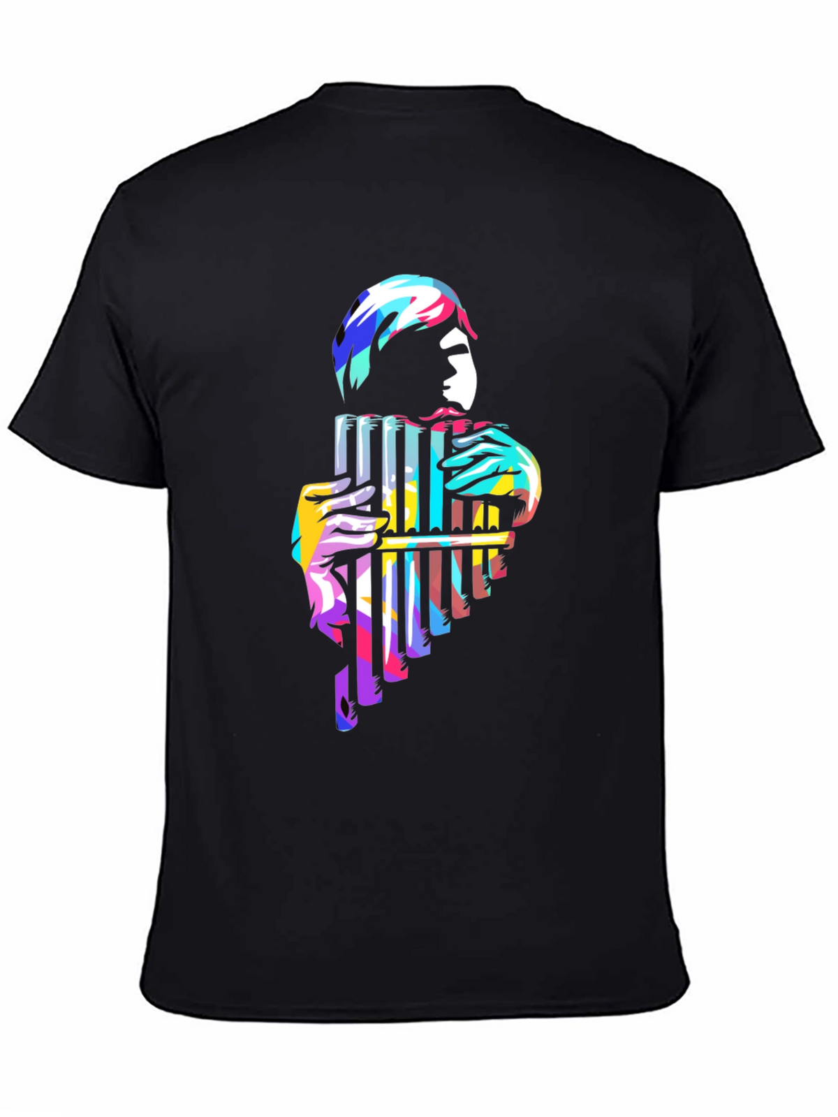 Pan Flute Player Graphic Tee