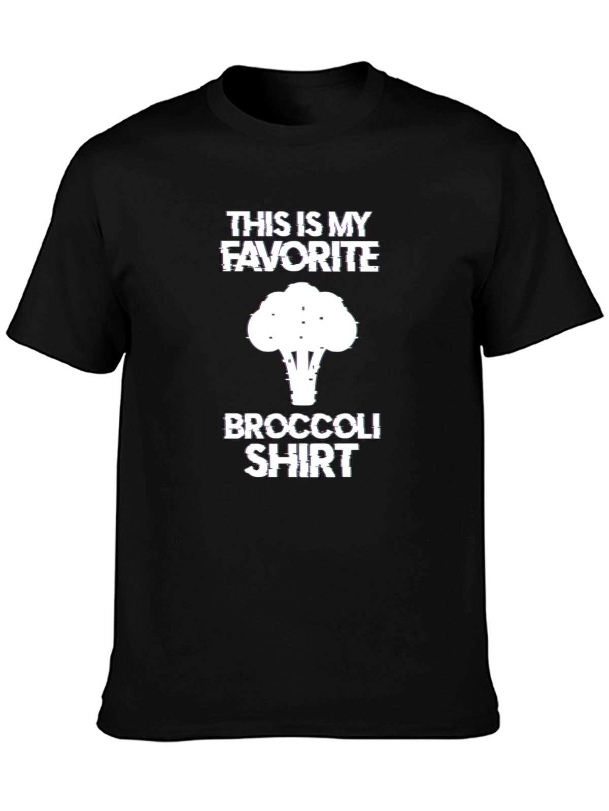 Favorite Broccoli T-Shirt - Funny Graphic Tee