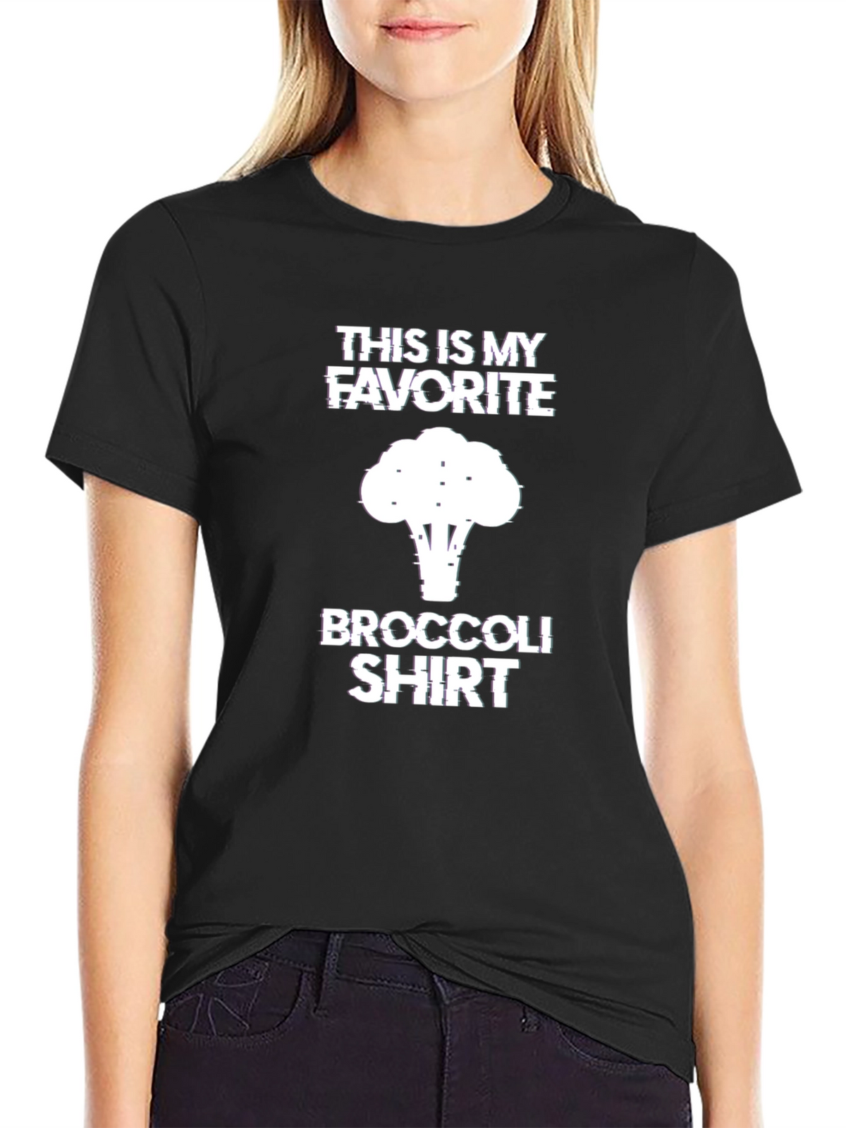 Favorite Broccoli T-Shirt - Funny Graphic Tee