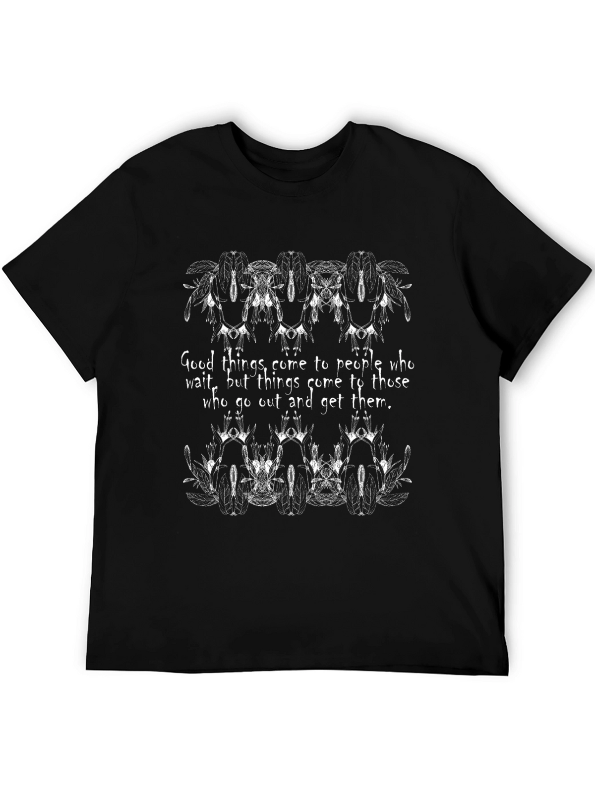 Motivational Motorcycle Graphic T-Shirt - Black