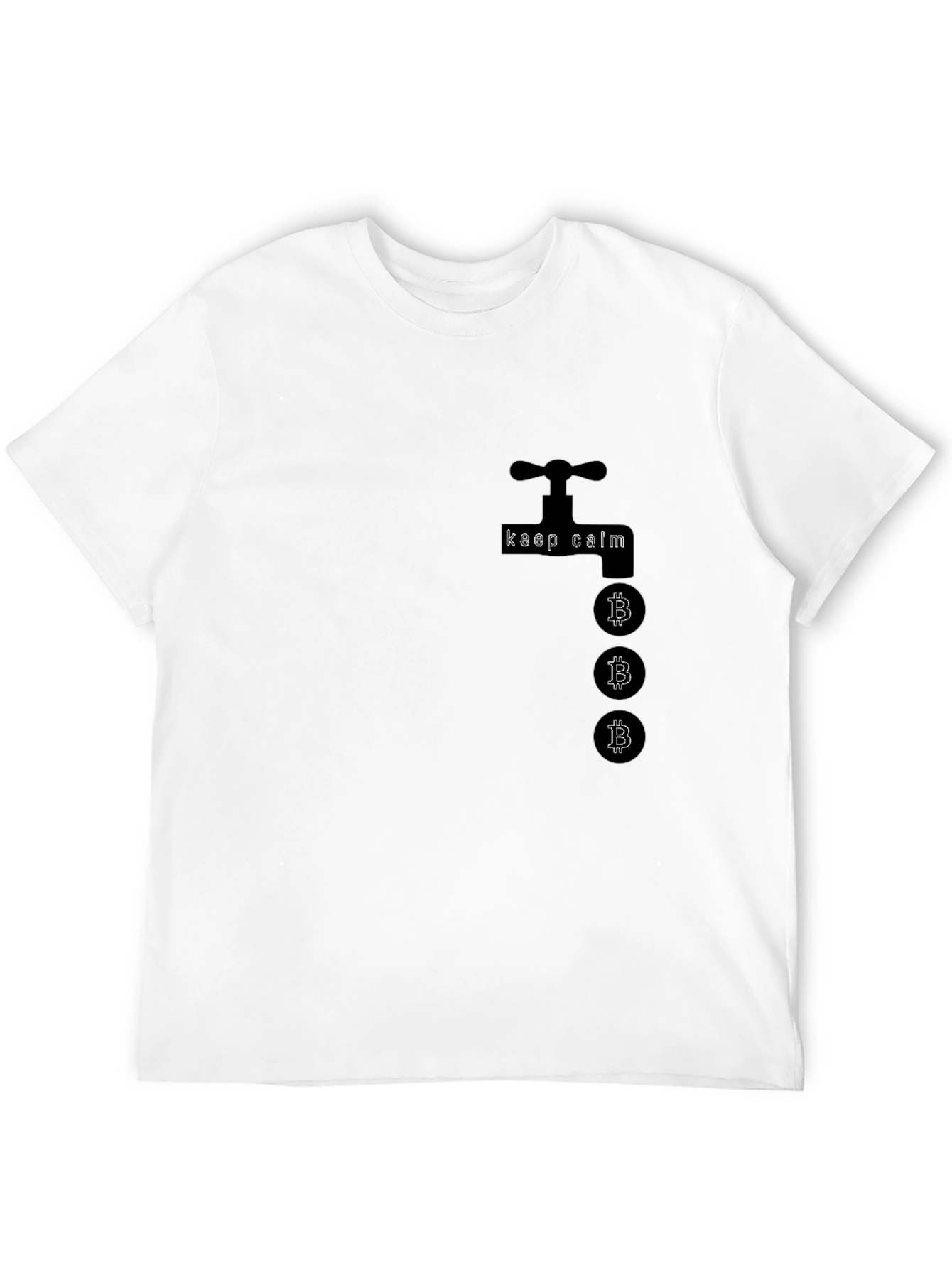 Bitcoin Faucet T-Shirt - Keep Calm Crypto Tee
