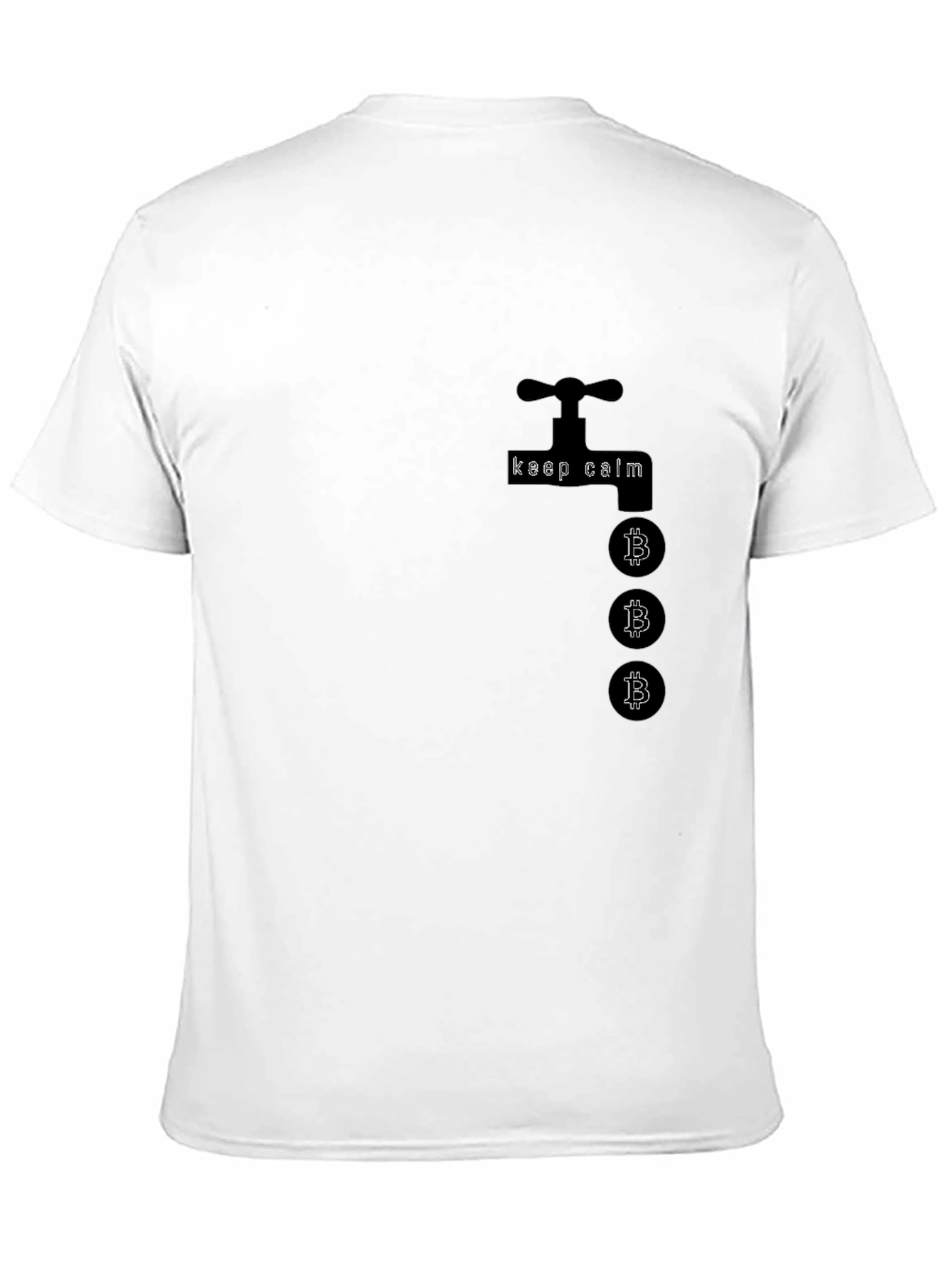 Bitcoin Faucet T-Shirt - Keep Calm Crypto Tee