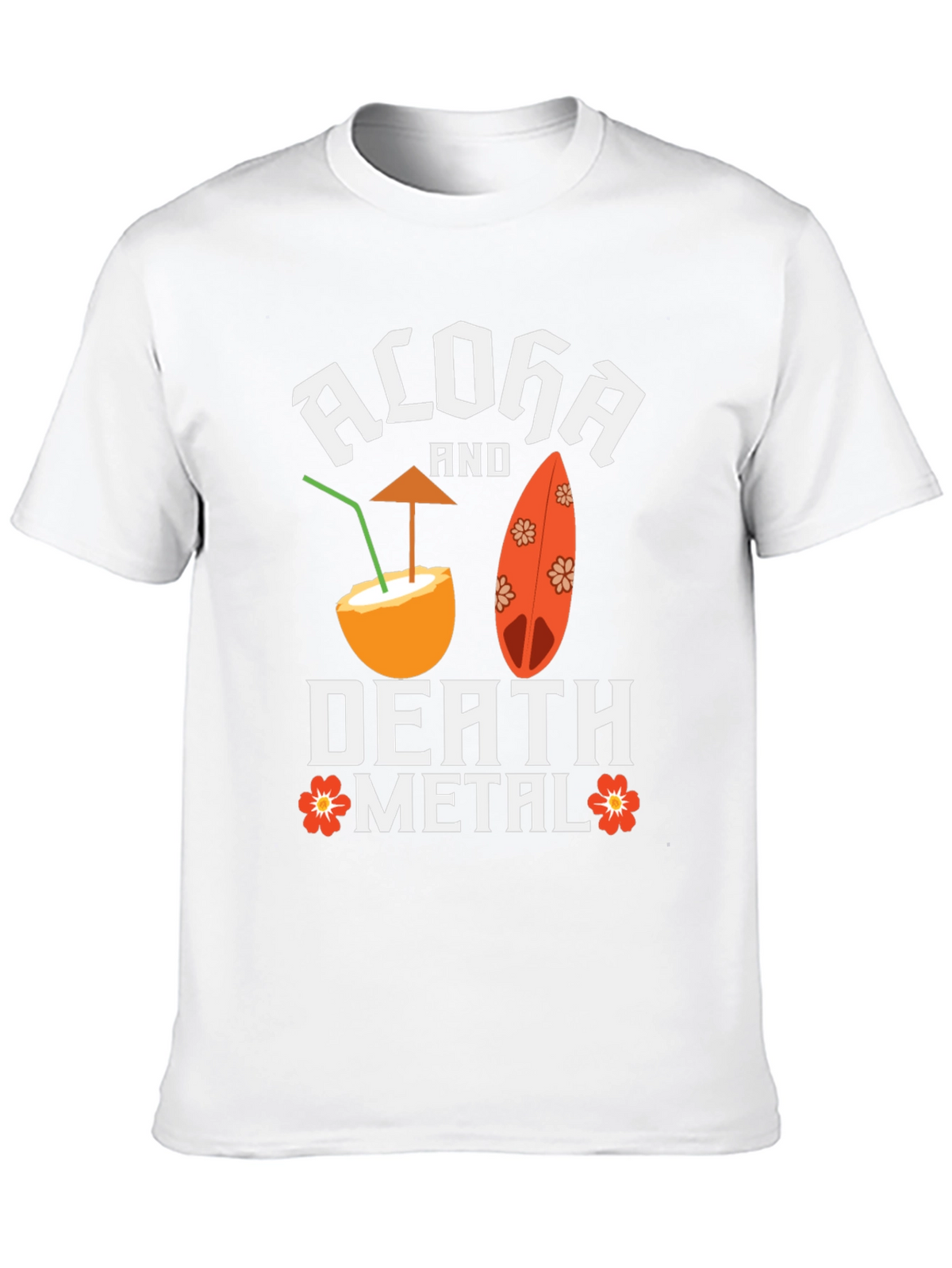Aloha Death Metal Graphic T-Shirt