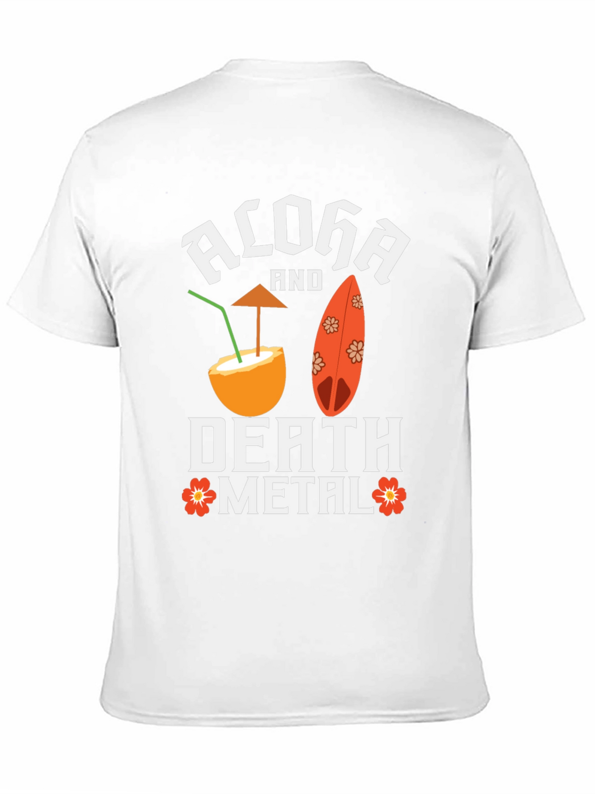 Aloha Death Metal Graphic T-Shirt