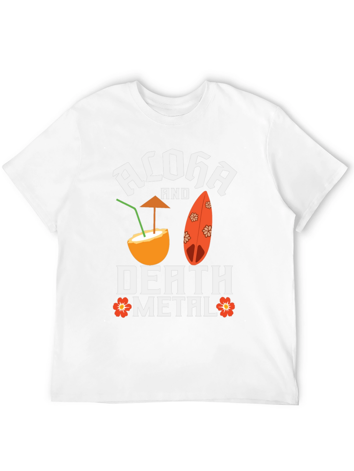 Aloha Death Metal Graphic T-Shirt