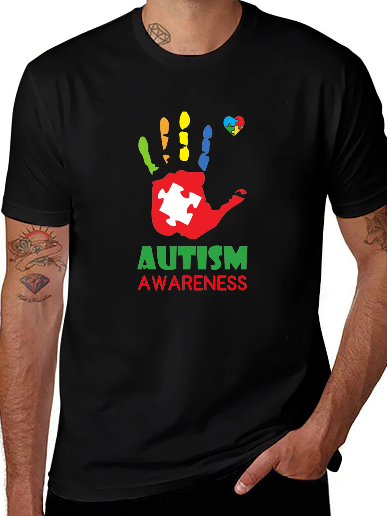 Autism Awareness Handprint T-Shirt