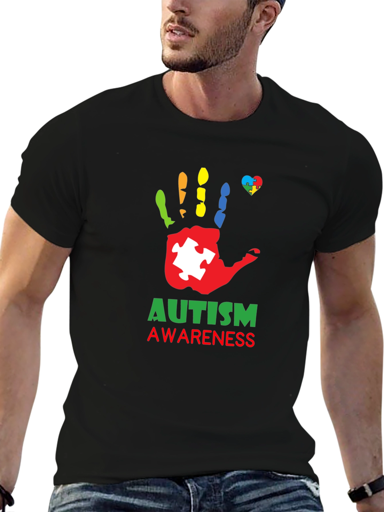 Autism Awareness Handprint T-Shirt