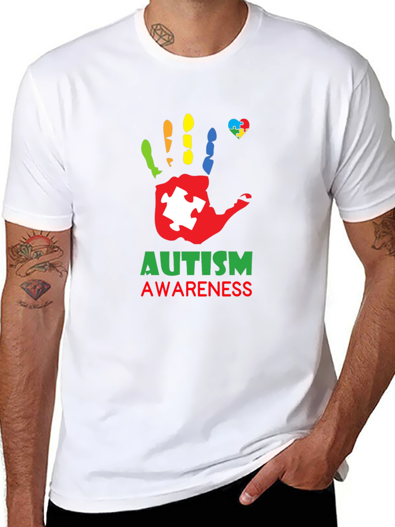 Autism Awareness Handprint T-Shirt