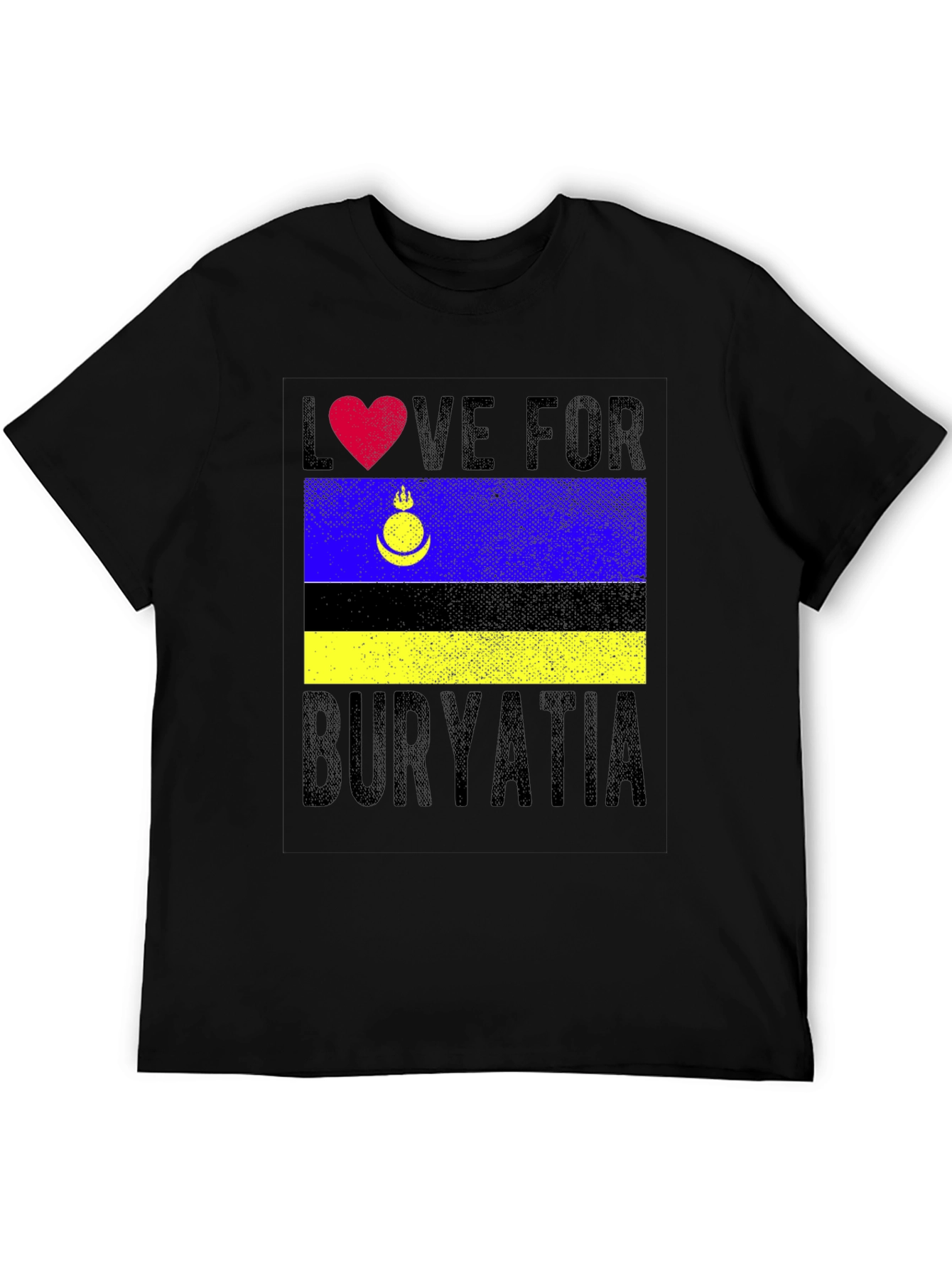 Buryatia Love T-Shirt - Flag Pride Tee