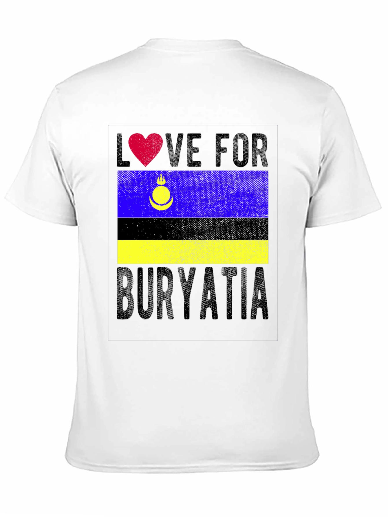 Buryatia Love T-Shirt - Flag Pride Tee