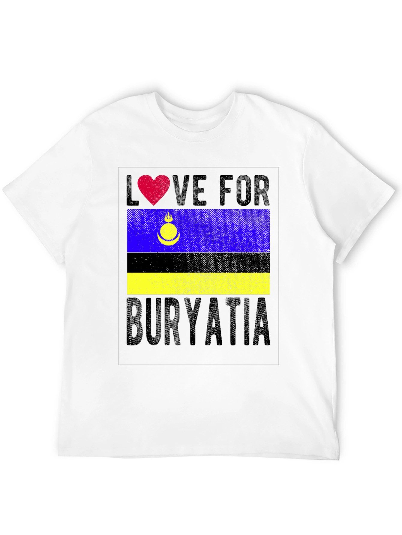 Buryatia Love T-Shirt - Flag Pride Tee