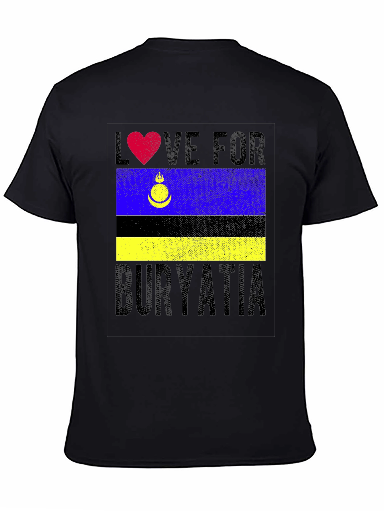 Buryatia Love T-Shirt - Flag Pride Tee