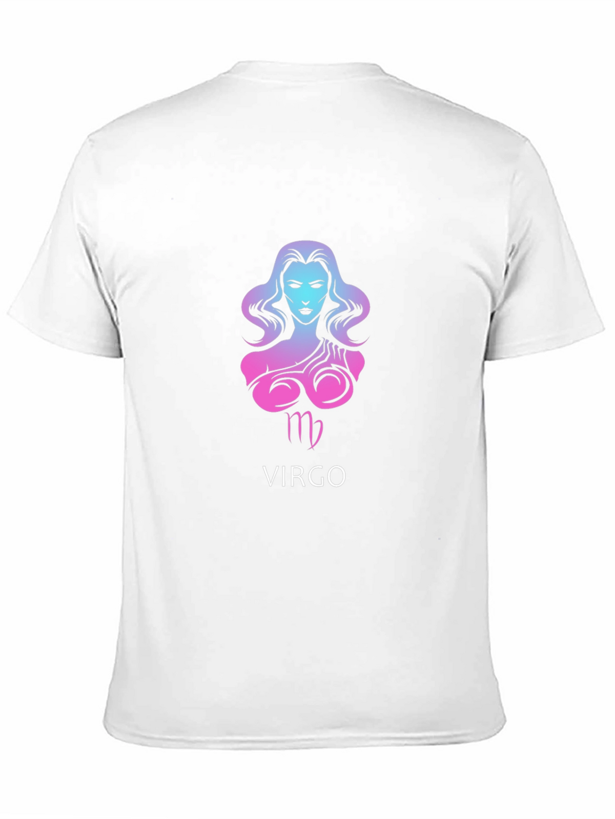 Virgo Zodiac Sign Black Graphic T-Shirt