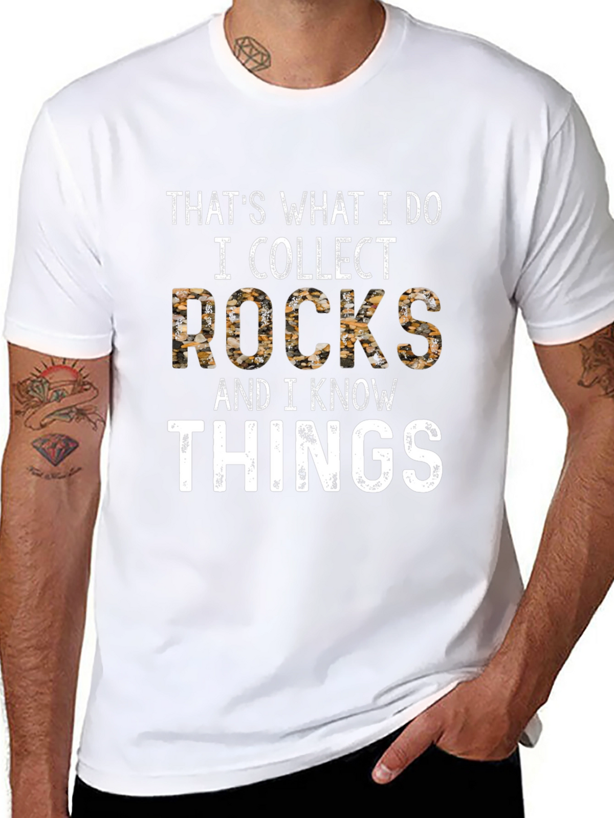 I Collect Rocks T-Shirt Funny Geologist Gift