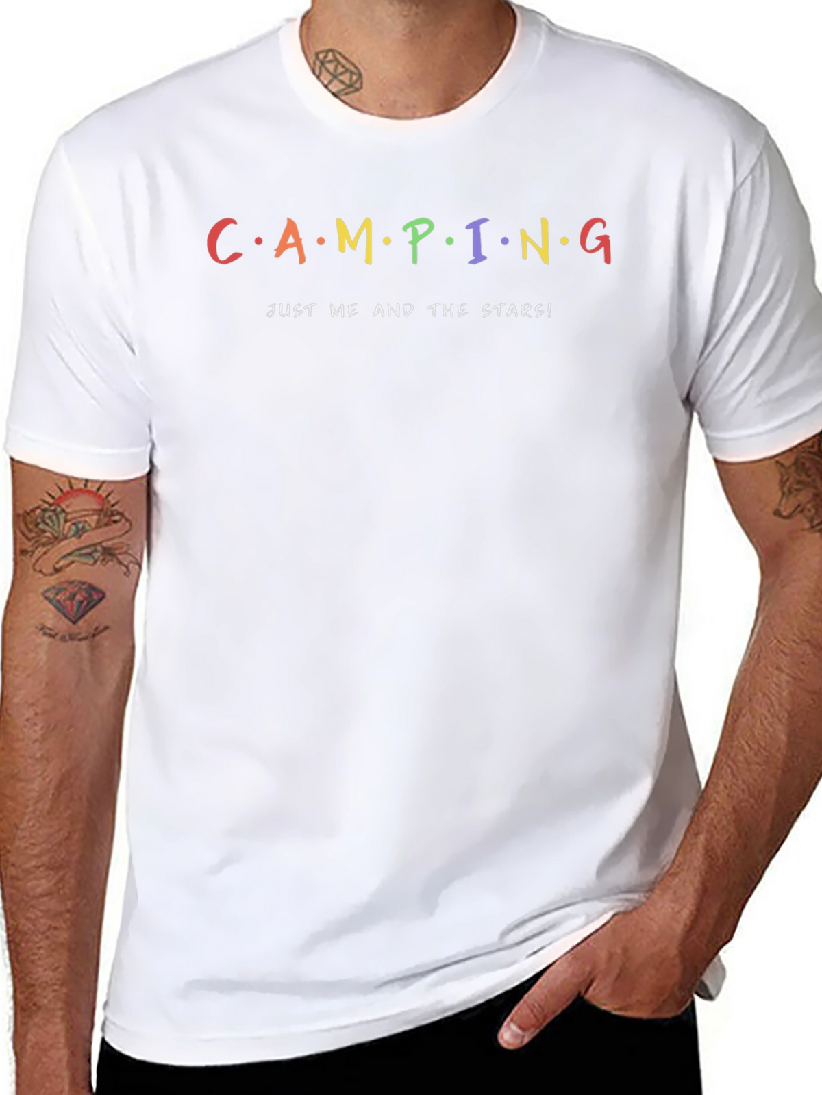 Camping Just Me and the Stars T-Shirt