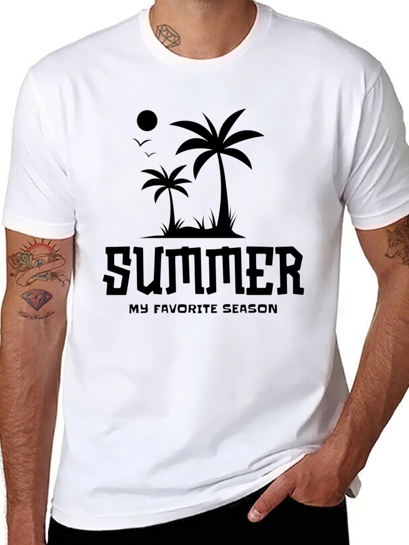 Summer My Favorite Season Graphic Tee