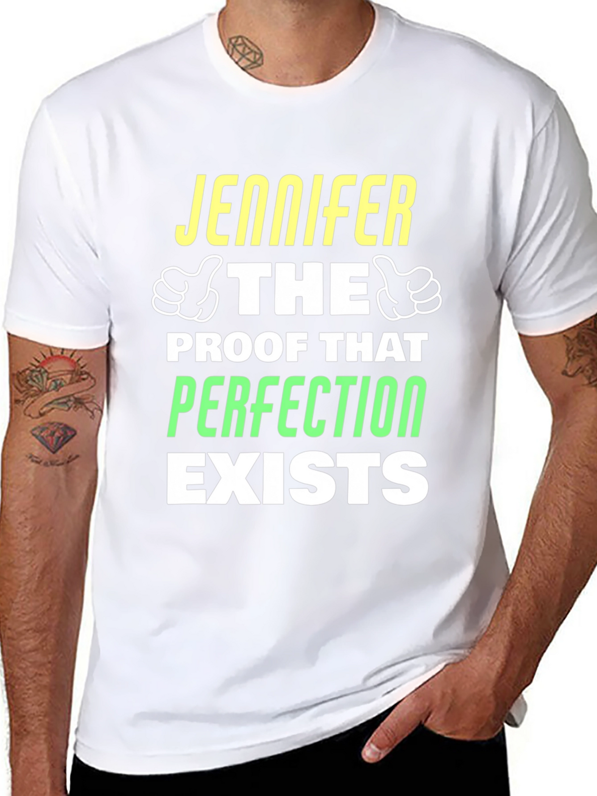 Jennifer Perfection Exists Graphic T-Shirt
