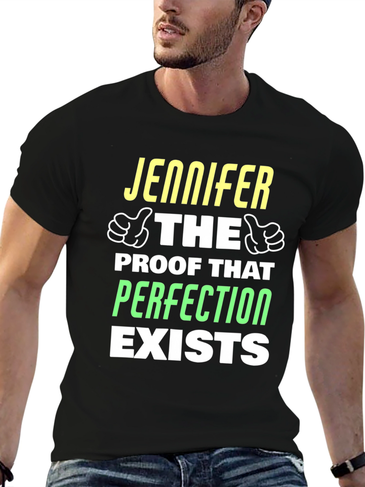 Jennifer Perfection Exists Graphic T-Shirt