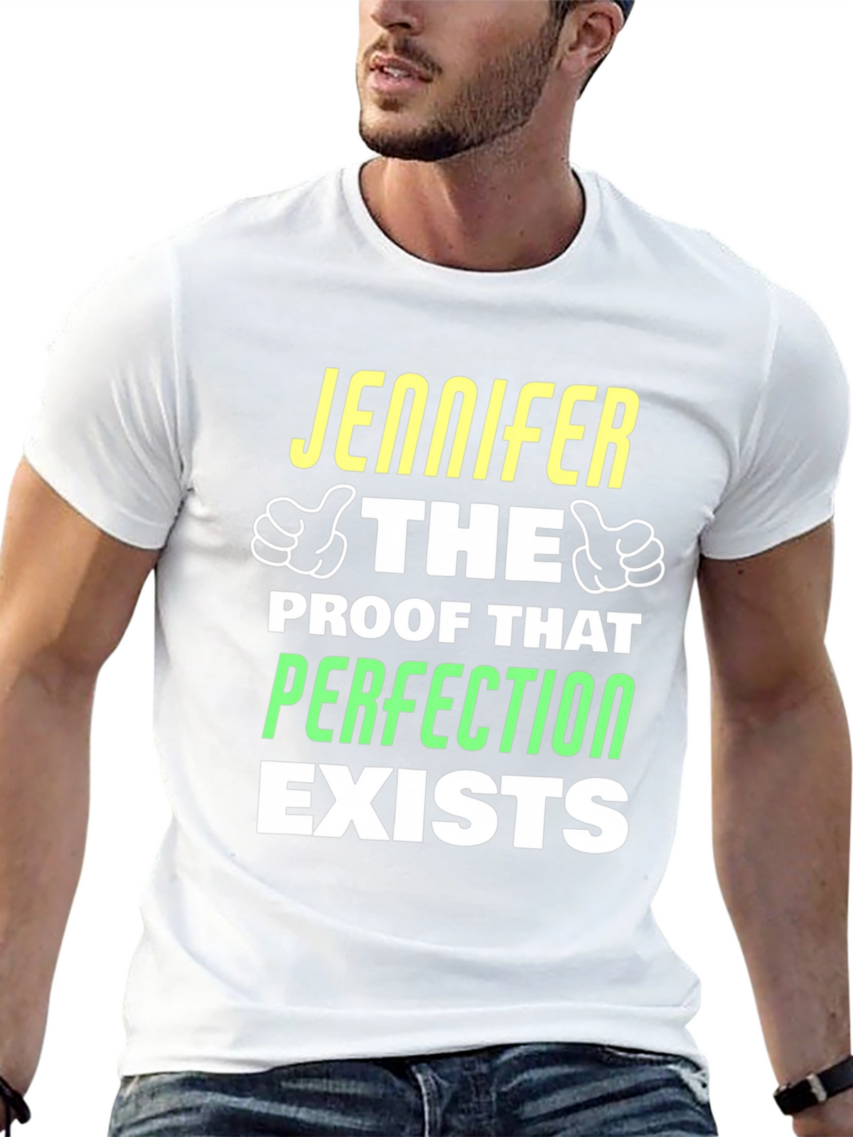 Jennifer Perfection Exists Graphic T-Shirt
