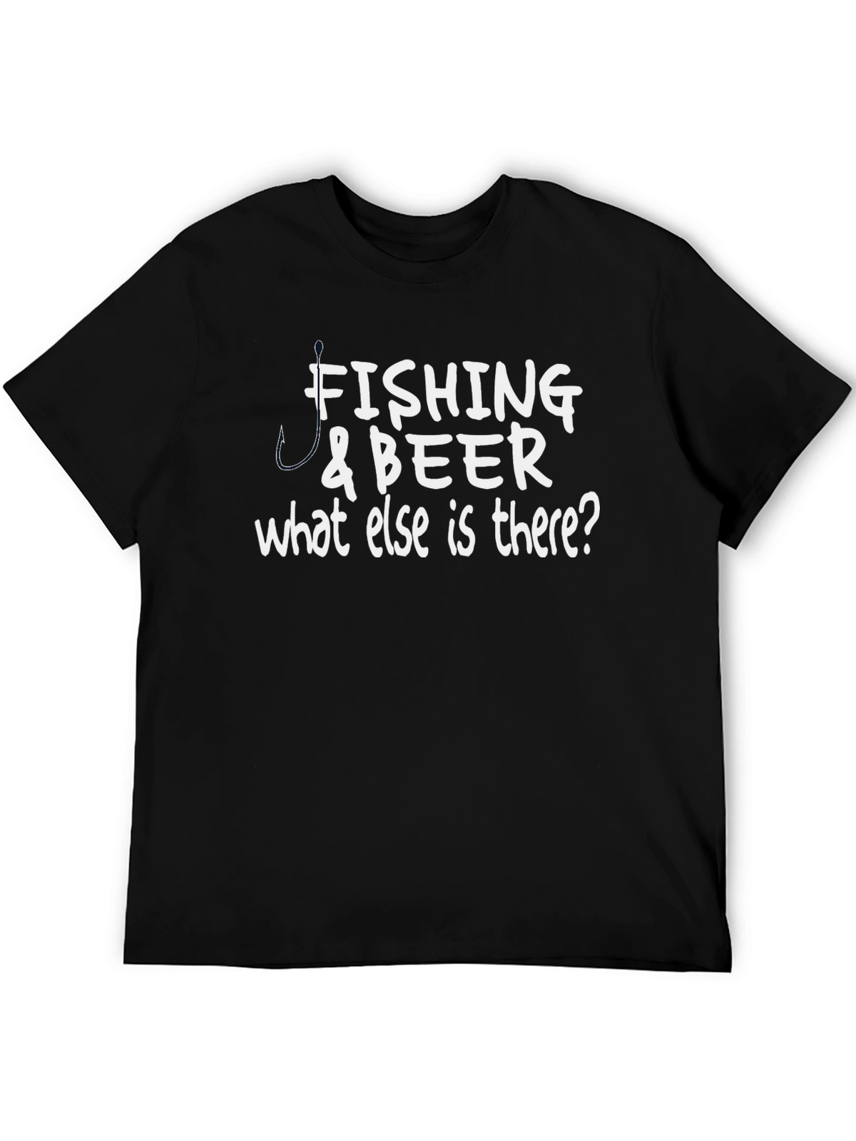 Fishing & Beer T-Shirt - Funny Graphic Tee