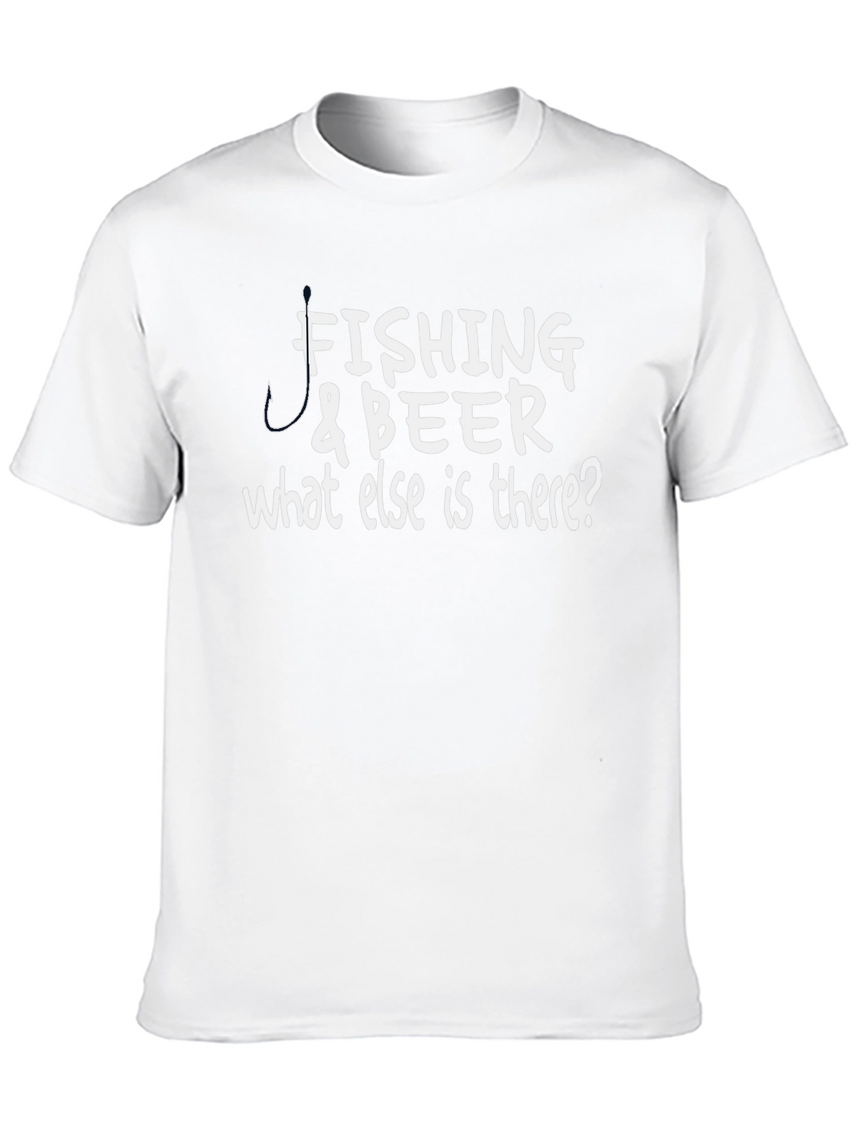 Fishing & Beer T-Shirt - Funny Graphic Tee