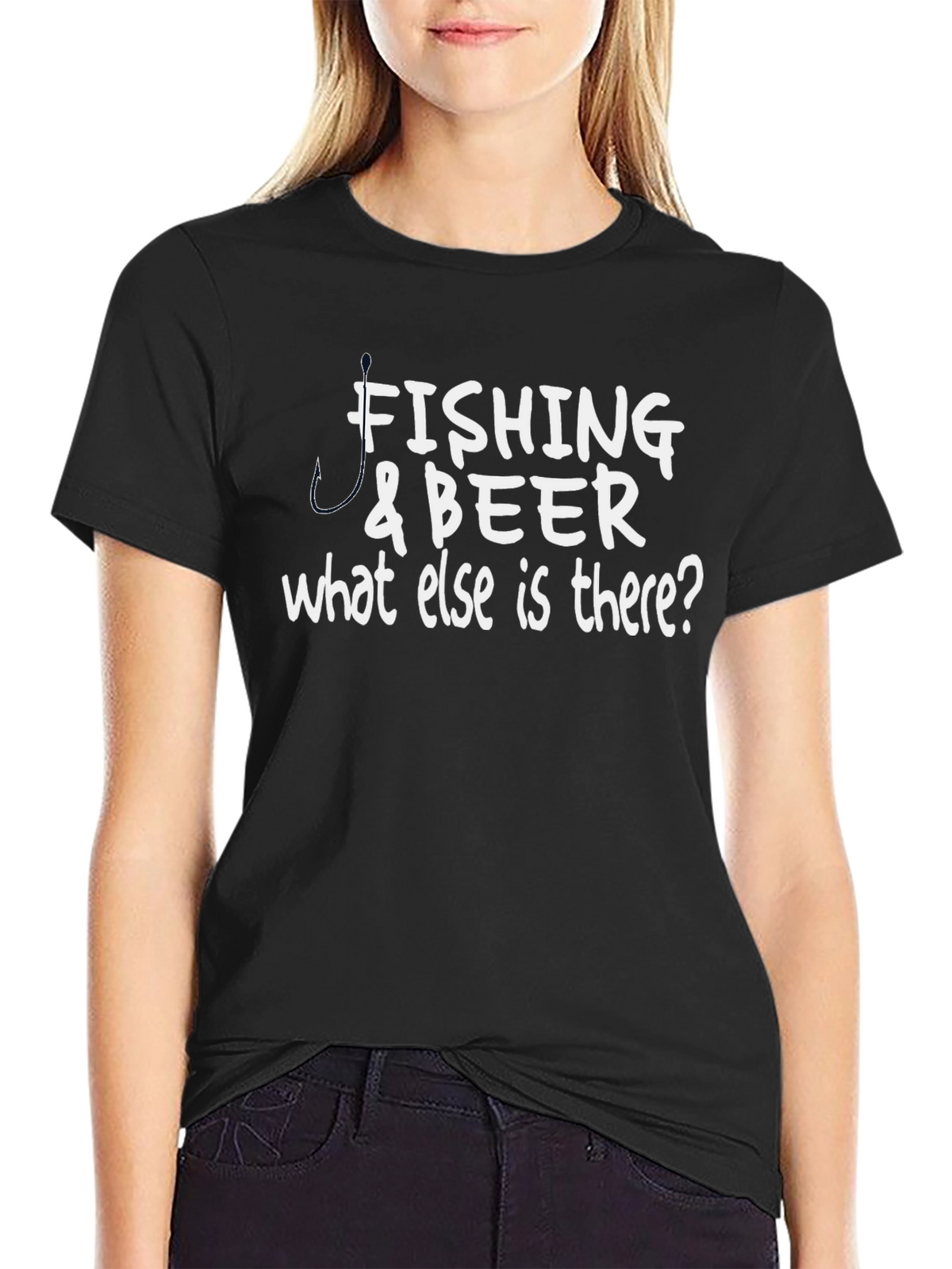 Fishing & Beer T-Shirt - Funny Graphic Tee
