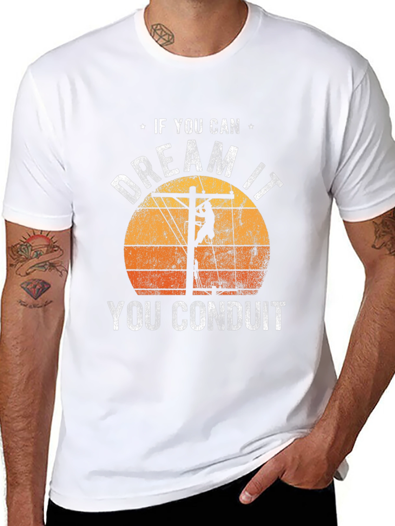 Dream It Conduit Electrician T-Shirt