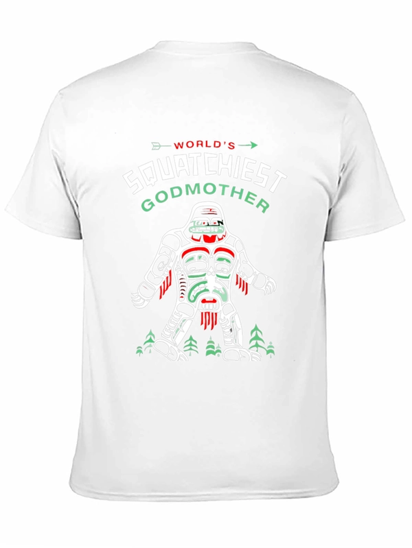 Squatchiest Godmother Graphic T-Shirt - Bigfoot Lover Tee