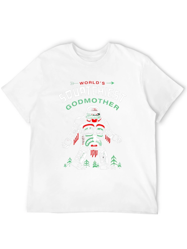Squatchiest Godmother Graphic T-Shirt - Bigfoot Lover Tee