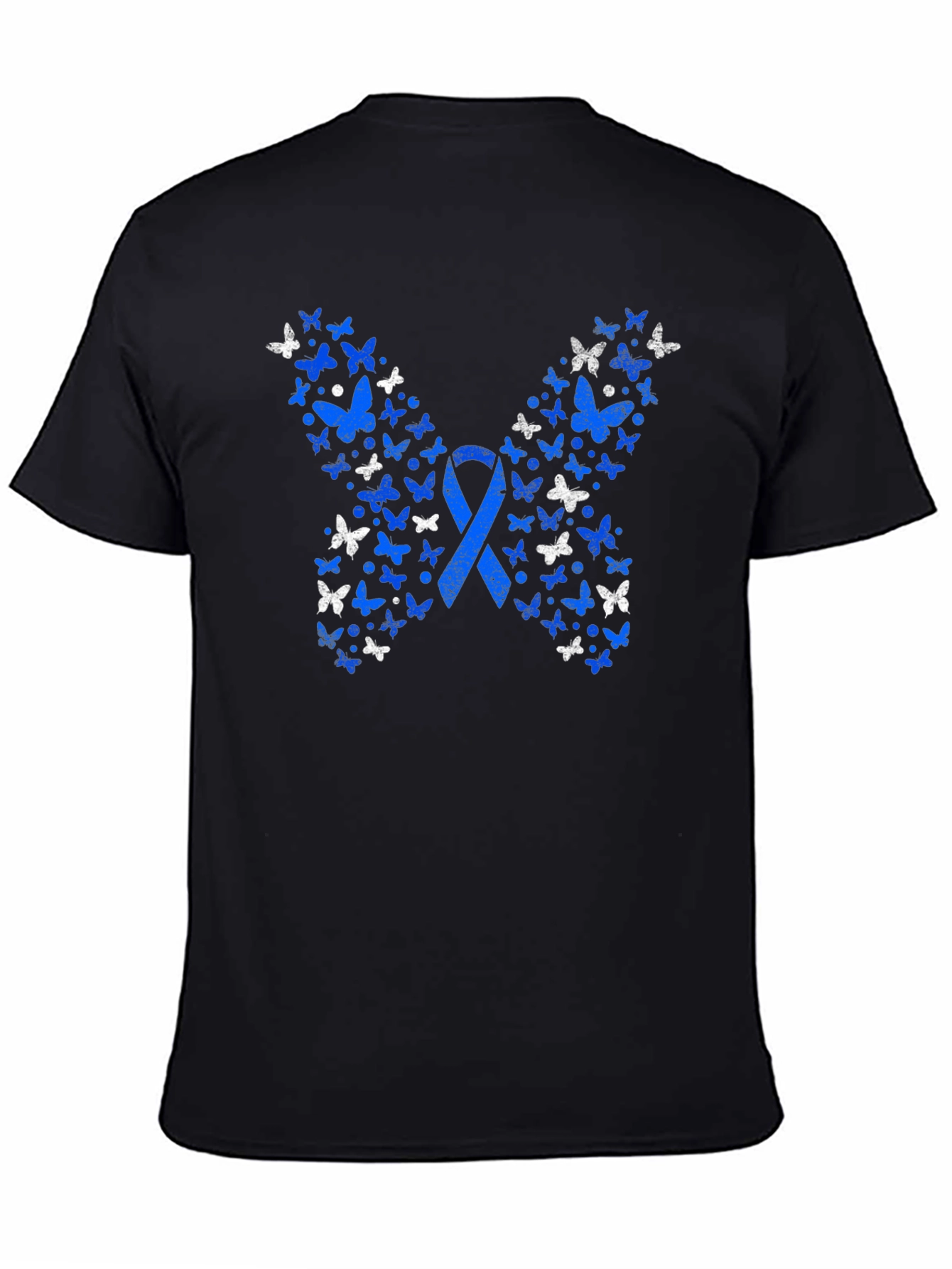 Butterfly Ribbon Graphic Tee - Awareness Shirt