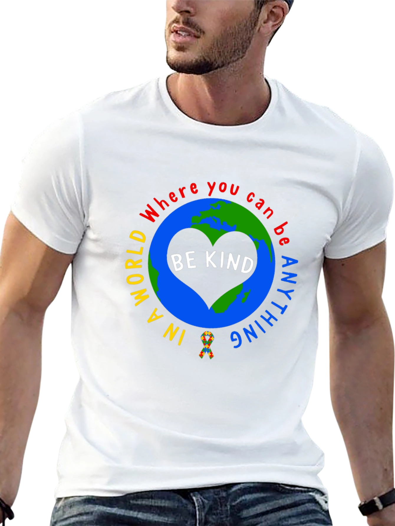 Be Kind Autism Awareness Graphic Tee