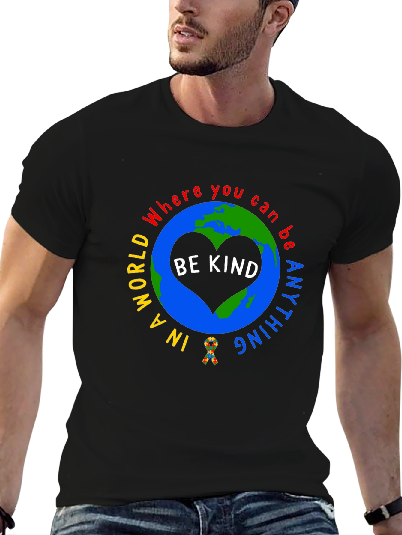 Be Kind Autism Awareness Graphic Tee