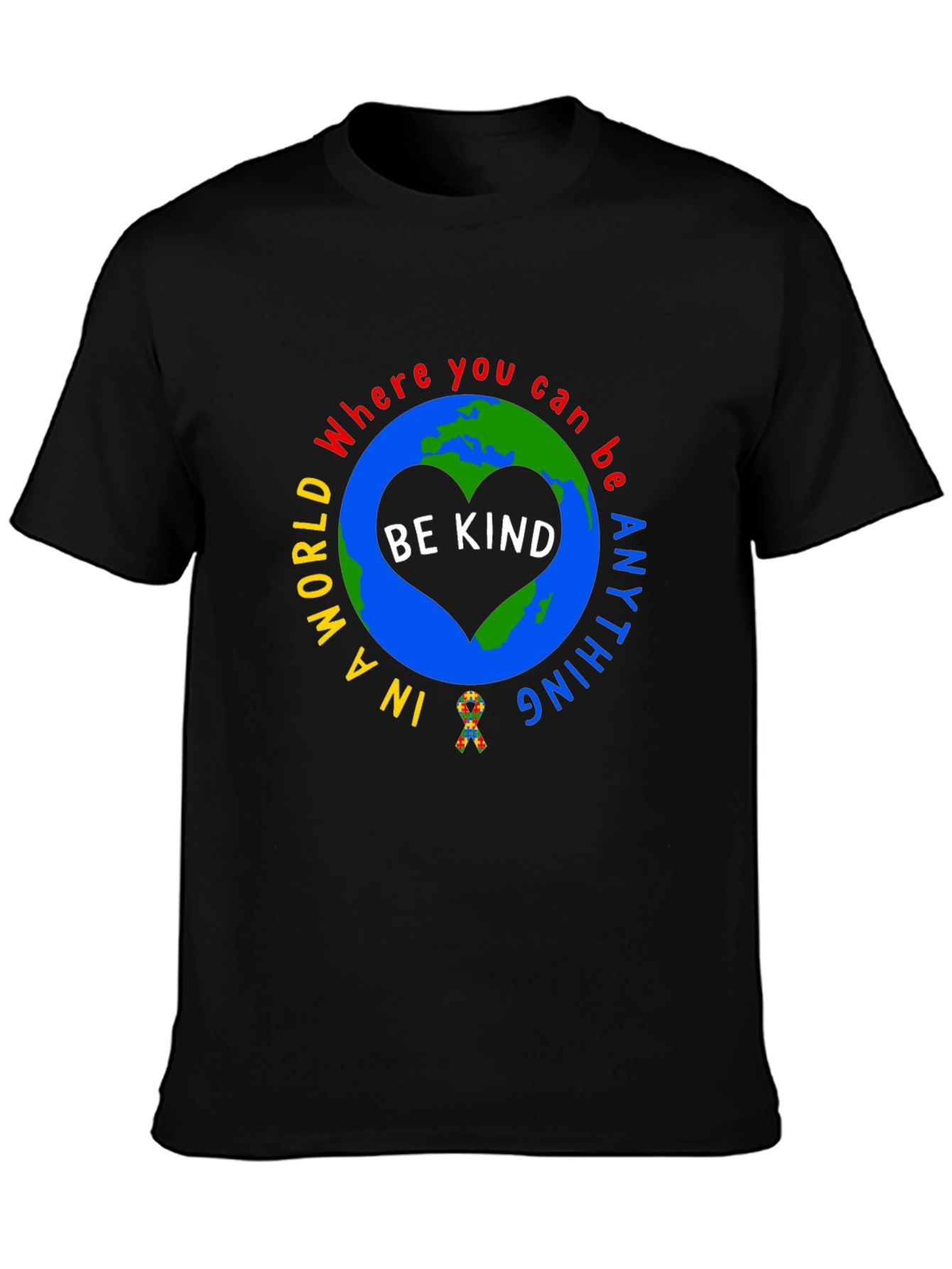Be Kind Autism Awareness Graphic Tee