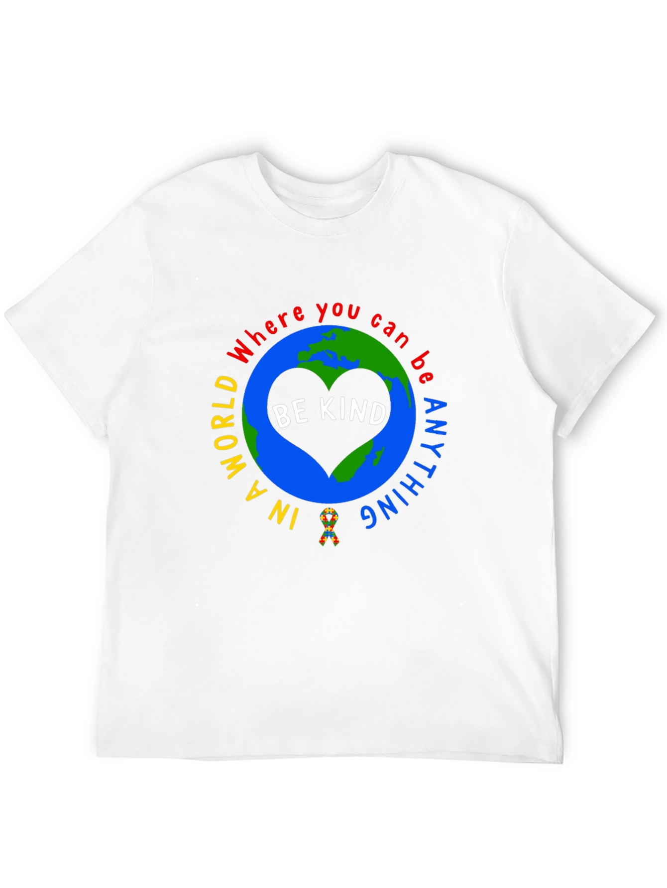 Be Kind Autism Awareness Graphic Tee