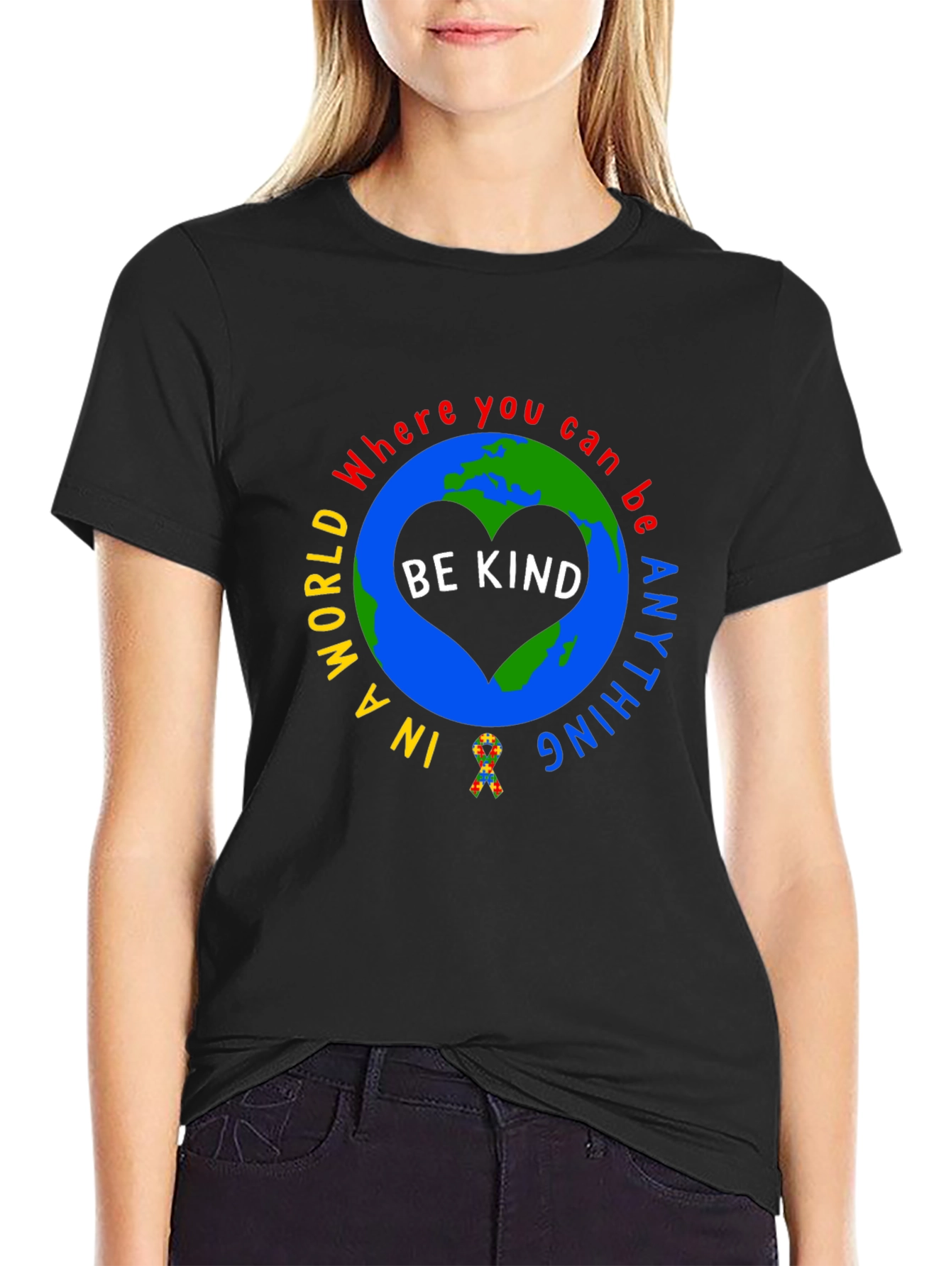 Be Kind Autism Awareness Graphic Tee