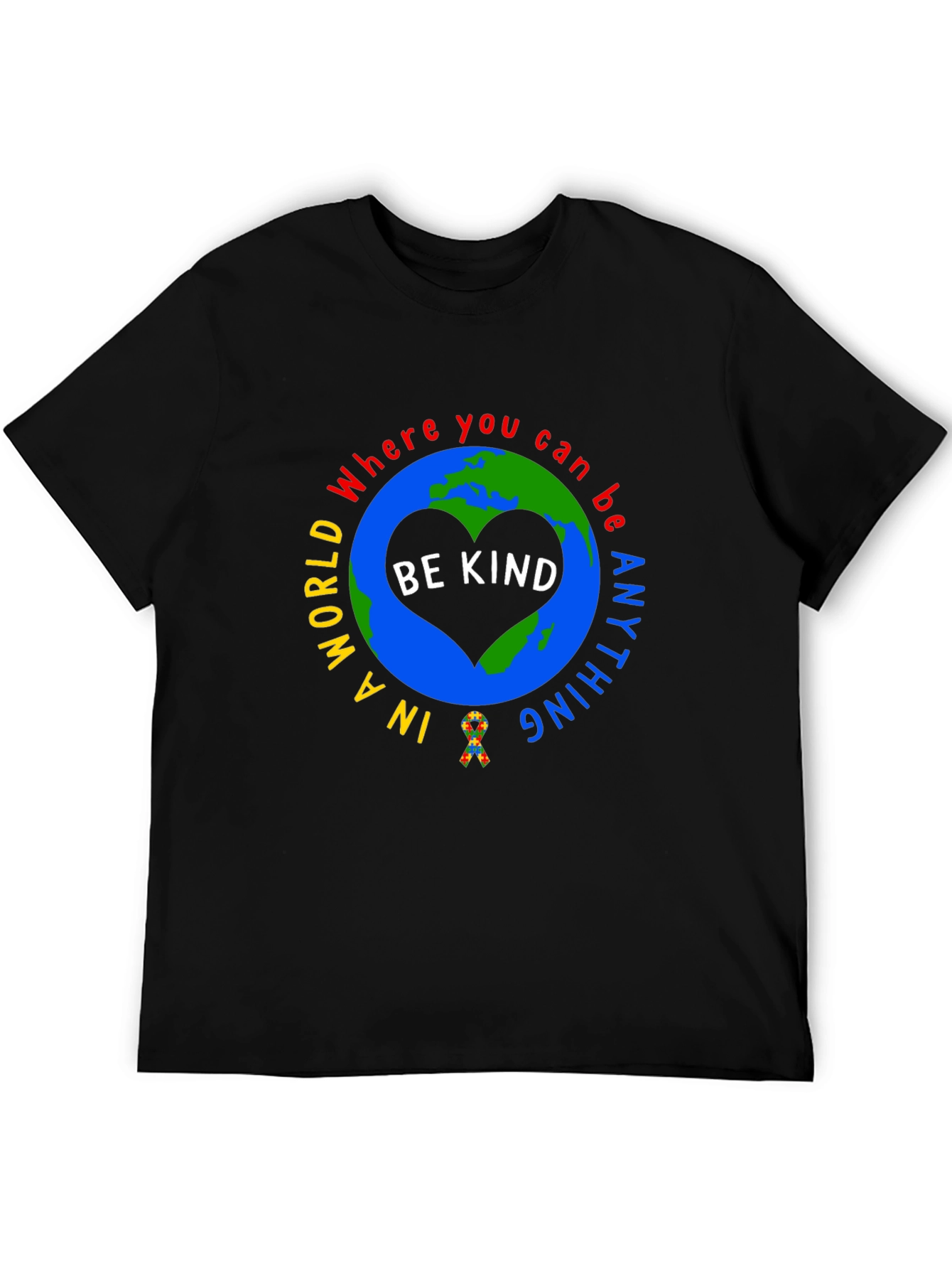Be Kind Autism Awareness Graphic Tee
