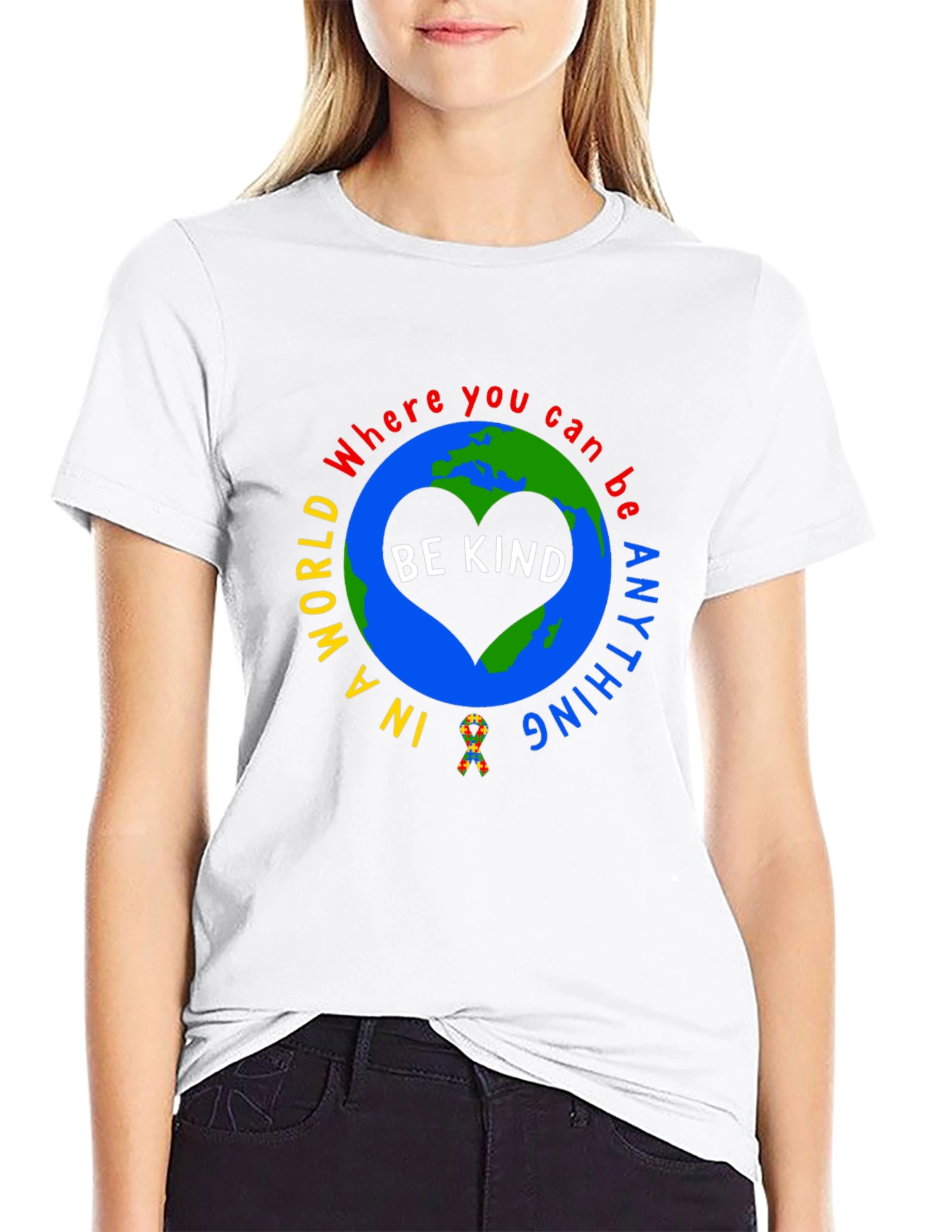 Be Kind Autism Awareness Graphic Tee