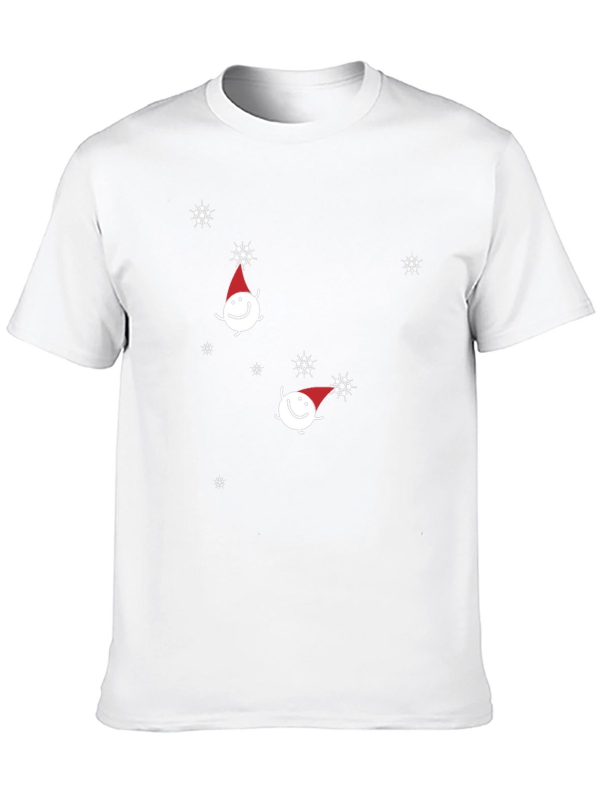 Festive Snowman Graphic Tee - Holiday Cheer