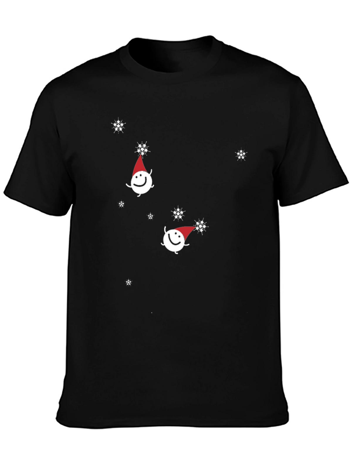 Festive Snowman Graphic Tee - Holiday Cheer