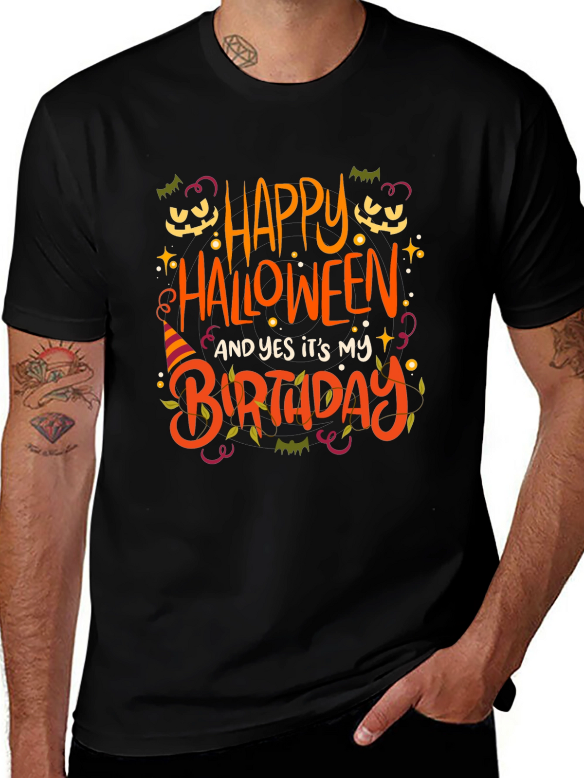 Happy Halloween and Yes Its My Birthday T-Shirt