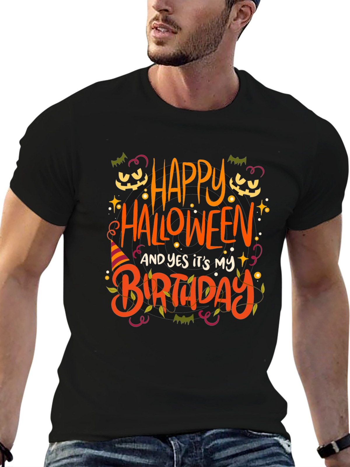 Happy Halloween and Yes Its My Birthday T-Shirt