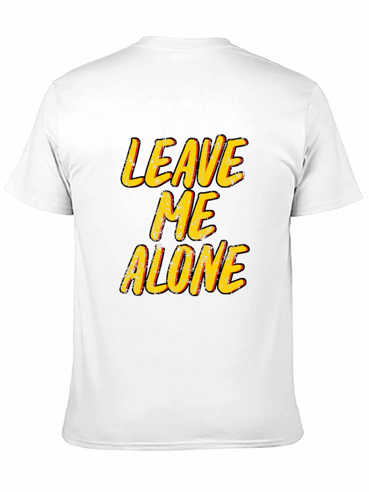 Leave Me Alone T-Shirt - Black Graphic Tee
