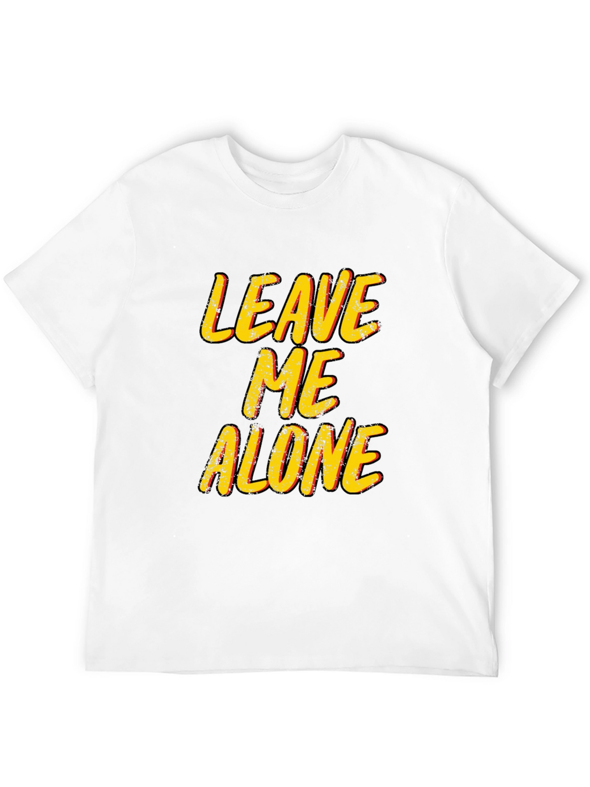 Leave Me Alone T-Shirt - Black Graphic Tee