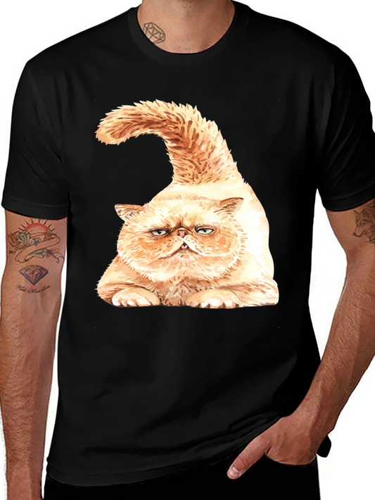 Grumpy Cat Graphic T-Shirt - Black