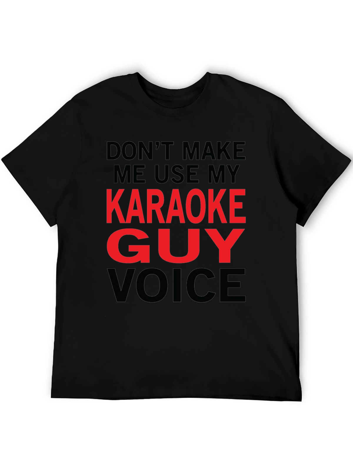 Karaoke Guy Voice Graphic T-Shirt