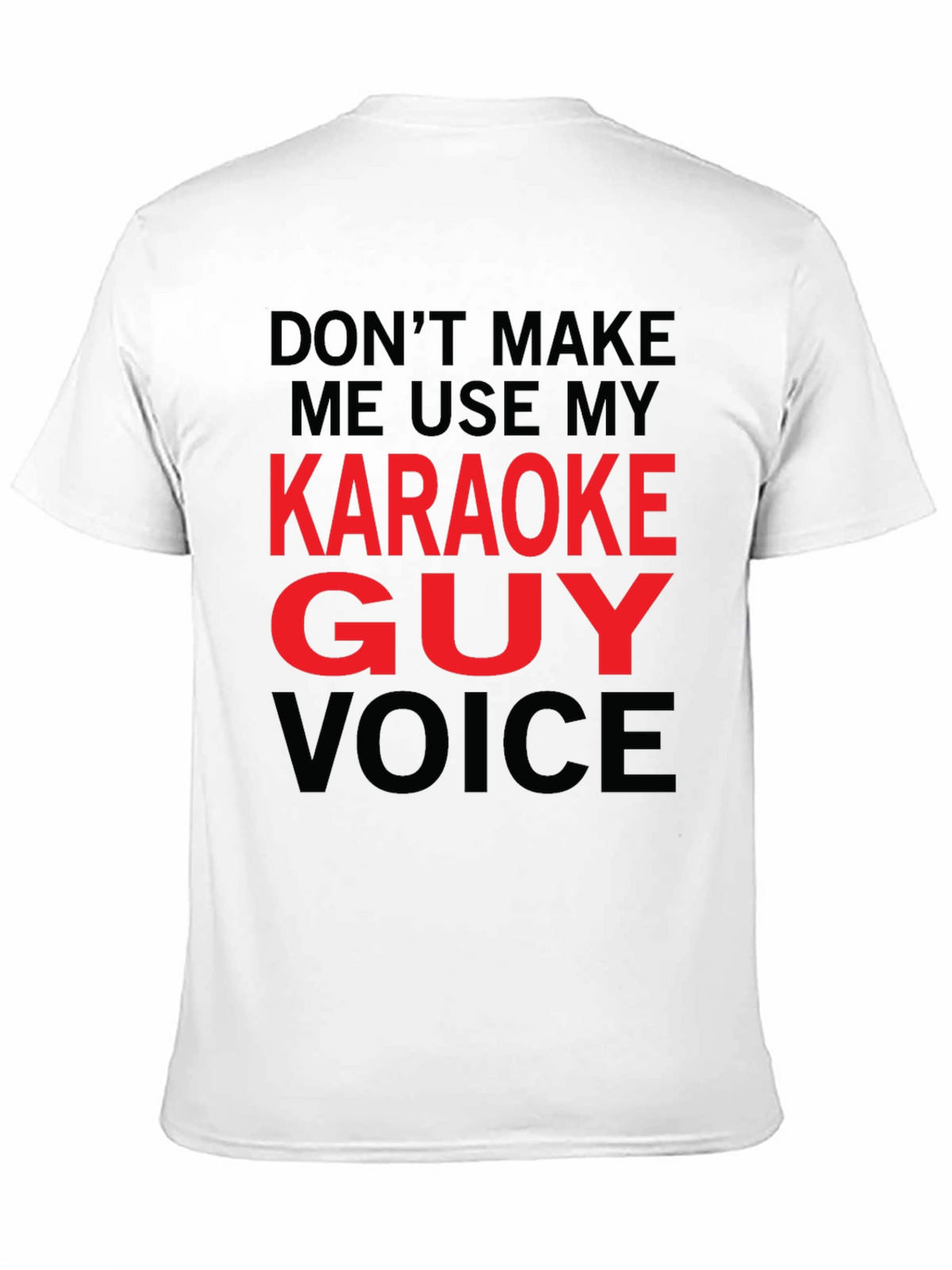 Karaoke Guy Voice Graphic T-Shirt