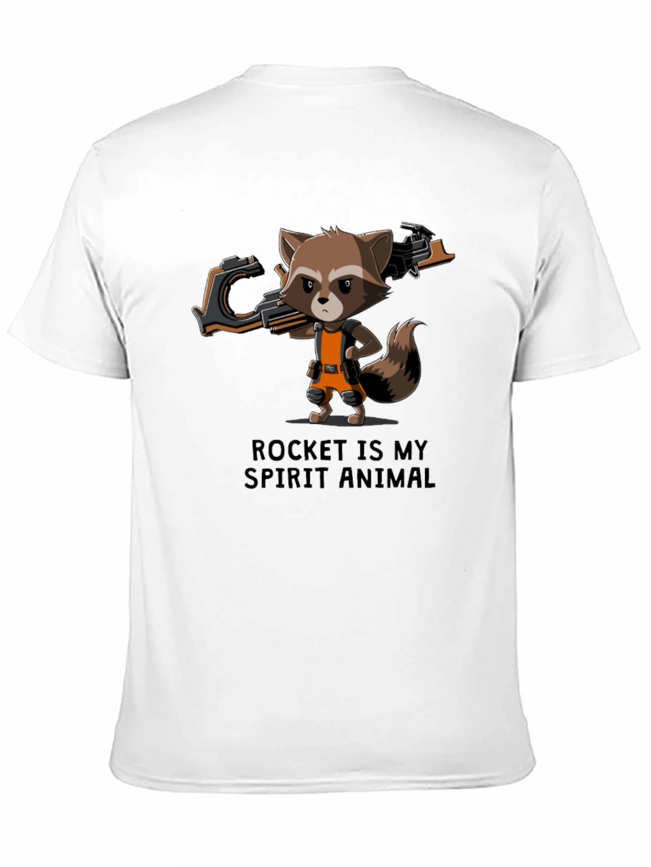 Rocket Raccoon Spirit Animal Graphic Tee
