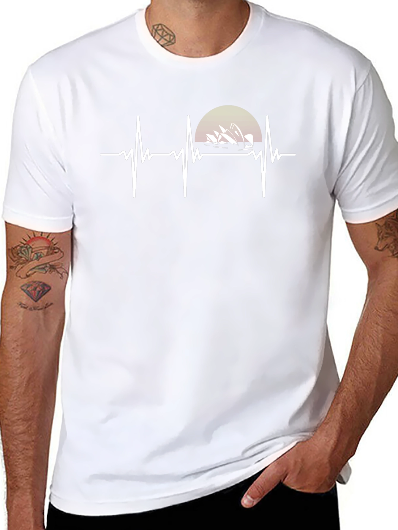 Sydney Opera House Heartbeat T-Shirt