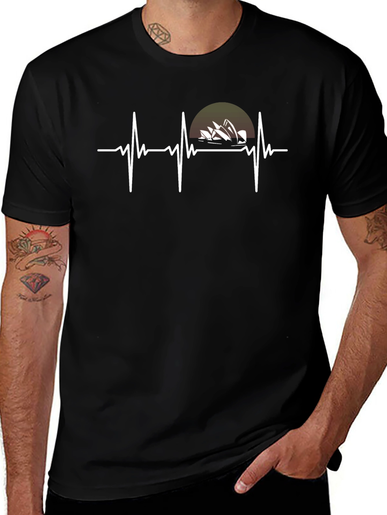 Sydney Opera House Heartbeat T-Shirt